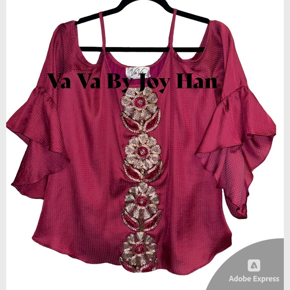 🌟🌟 BOHO Va Va By Joy Han On/off Shoulder Blouse🌟🌟